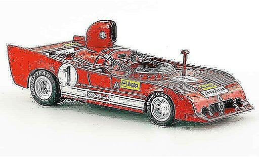 Alfa Romeo 33.3 sc12 1/43 M4 1976 sc 12 no.1 merzaio casoni coppa florio diecast model cars