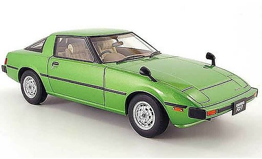 Mazda RX7 1978 1/18 Autoart savanna (sa) green diecast model cars