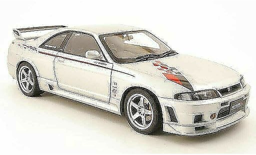Nissan Skyline R33 1/18 Autoart gt-r r-tune grey metallisee avec bandes 1997 diecast model cars