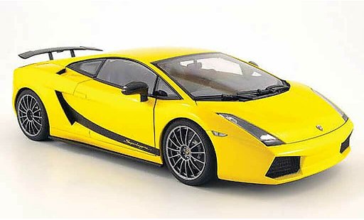 Lamborghini Gallardo Superleggera 1/18 Autoart yellow 2007 diecast model cars