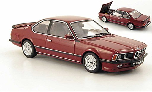 Bmw 635 CSi 1/43 Autoart M red diecast model cars