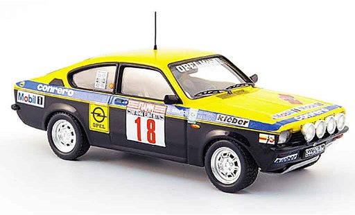 Opel Kadett GT 1/43 Trofeu e no.18 conrero elby rallye 1977 diecast model cars