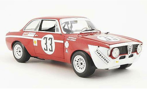 Alfa Romeo Giulia gt junior 1300 1/18 Minichamps GTA No.33 Hezemans/Van Lennep Jarama 1972 diecast model cars
