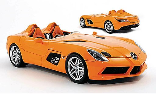 Mercedes SLR Stirling Moss 1/18 Minichamps (Z199) orange diecast model cars