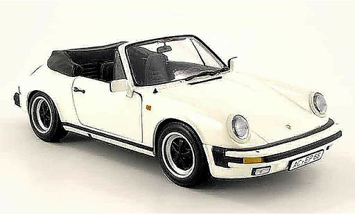 Porsche 911 Speedster 1/18 Minichamps carrera white 1983 diecast model cars