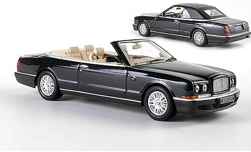 Bentley Azure cabriolet 1/43 Minichamps black 1996 diecast model cars