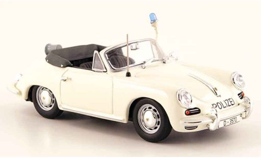 Porsche 356 C C 1/43 Minichamps 1965 C Convertible police Dusseldorf diecast model cars