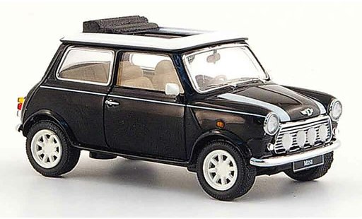 Austin Mini cooper s 1/43 Schuco black white 1990 diecast model cars