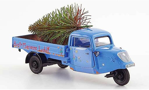 Seat Tempo Base 1/43 Schuco handreirad blue horst & marianne ludolf diecast model cars
