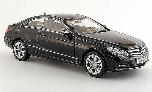 Mercedes Classe E Coupe 1/18 Norev (c 207) black 2009 diecast model cars