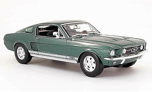 Ford Mustang Fastback 1/18 Maisto gta green diecast model cars
