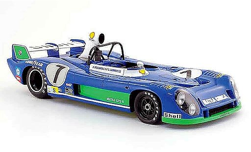 Simca Matra MS670B 1/18 Spark ms 670 b no.7 gitanes winner le mans 1974 diecast model cars