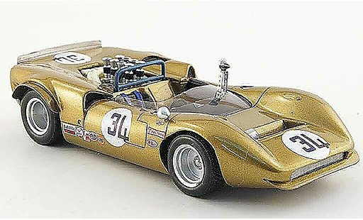 Lola T70 1968 1/43 Spark No.34 G.Folmer Laguna Seca diecast model cars