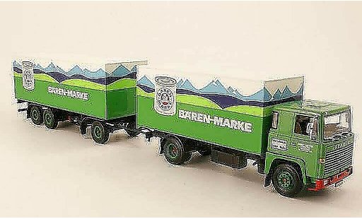Scania Serie R LB 140 1/43 Minichamps trunkzug Barenmarke 1970 diecast model cars