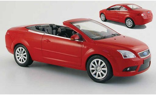 Ford Focus CC CC 1/18 Powco red with removable roof 2007 diecast model cars