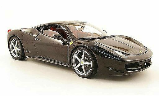 Ferrari 458 Italia 1/18 Hot Wheels Elite black 2010 diecast model cars