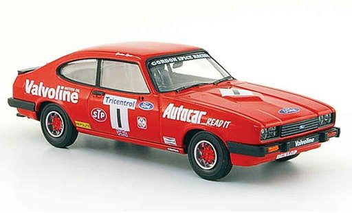 Ford Capri 3.0S 1/43 Vanguards MK III 3.0 S No.1 Autocar Valvoline BSCC 1978 diecast model cars