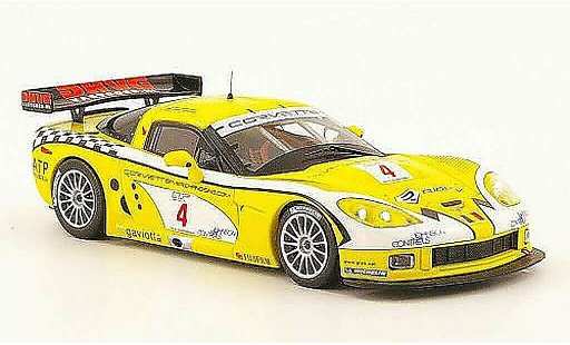 Chevrolet Corvette course 1/43 IXO C6 R No.4 winner FIA GT Paul Ricard 2006 diecast model cars