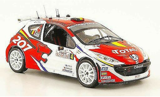 Peugeot 207 S2000 1/43 IXO No.4 Total Rally Monte Carlo 2009 F.Loix / I.Smets diecast model cars