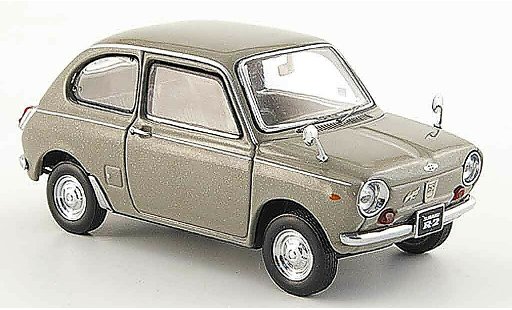 Subaru R2 Super Deluxe 1/43 Ebbro grey 1969 diecast model cars