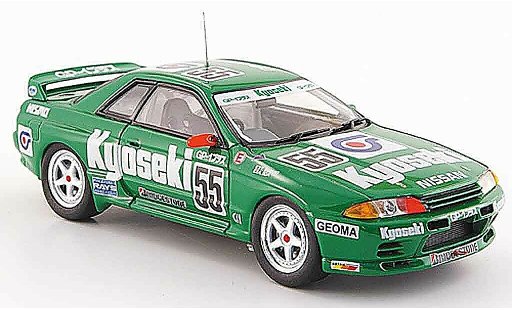 Nissan Skyline R32 1/43 Ebbro GT R Gr.A No.55 Kyoseki green 1993 diecast model cars
