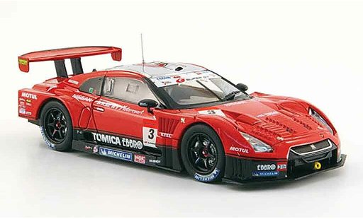 Nissan Skyline R35 1/43 Ebbro GT R No.3 Hasemi Tomica Super GT 500 2009 diecast model cars