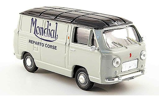 Fiat 600 Berlina 1/43 Pego T Mondial Reparto Corse grey blue 1959 diecast model cars