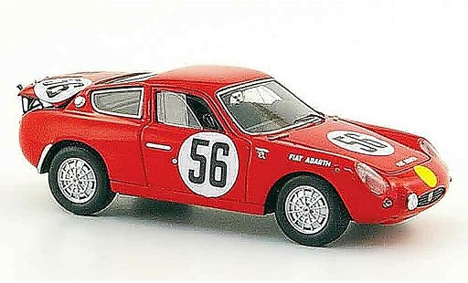 Fiat 700 Abarth 1/43 Spark S No.56 Masson Zeccoli 24h Le Mans 1962 diecast model cars