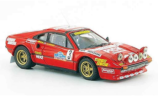 Ferrari 308 GTB 1/43 Best gr.4 no.3 andruet biche targa florio 1980 diecast model cars