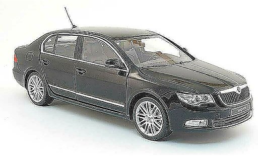 Skoda Superb 2008 1/18 Abrex II black diecast model cars