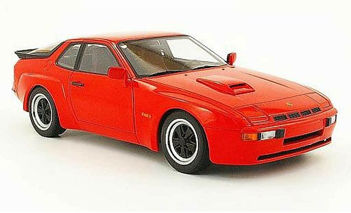 Porsche 924 1980 1/18 Autoart carrera gt red diecast model cars