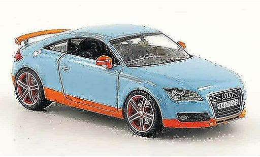 Audi TT coupe 1/43 Schuco blue orange diecast model cars