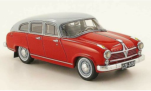 Borgward Hansa 2400 berline 1/43 Neo red/grey 1955 diecast model cars