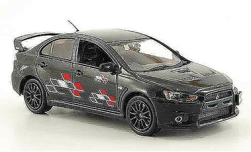 Mitsubishi Lancer Evolution X 1/43 Vitesse Ralliart black diecast model cars