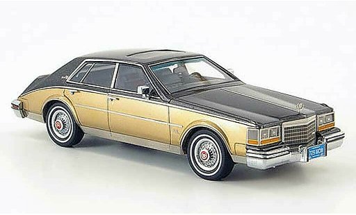 Cadillac Seville special edition 1/43 American Excellence 1981 Mk II black-grey/dore limite. 500 diecast model cars
