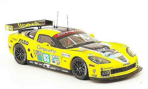 Chevrolet Corvette course 1/43 IXO C6 R No.63 Compuware 24h Le Mans 2009 diecast model cars