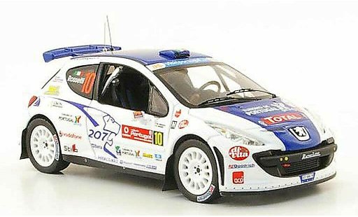 Peugeot 207 S2000 1/43 IXO No.10 Total Rally Portugal 2008 diecast model cars