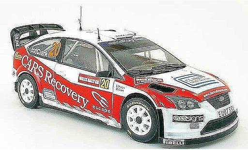 Ford Focus RS WRC 1/18 Sun Star 07 no.20 pays de galles rallye gb 2008 diecast model cars