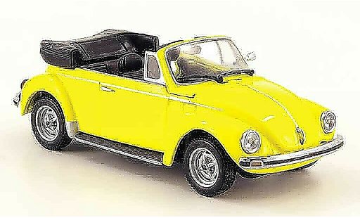 Volkswagen Coccinelle Cabriolet 1/43 Minichamps 1303 yellow 1974 diecast model cars