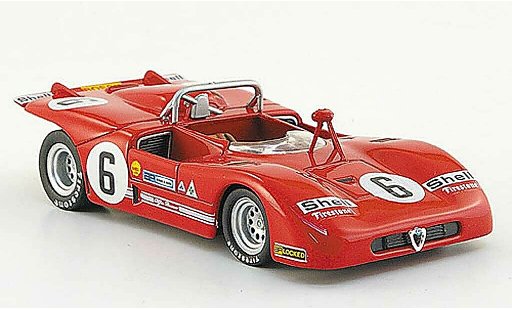 Alfa Romeo 33.3 prototipo 1/43 M4 1971 No.6 Stommelen/Kinnunen Targa Florio diecast model cars