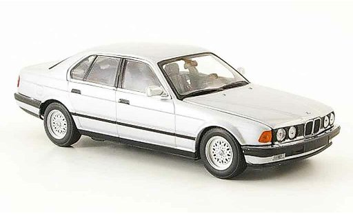 Bmw 730 E32 1/43 Minichamps i grey metallisee 1986 diecast model cars