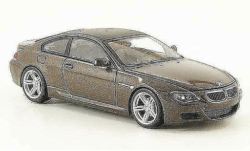 Bmw M6 Coupe 1/43 Minichamps E63 brown 2007 diecast model cars