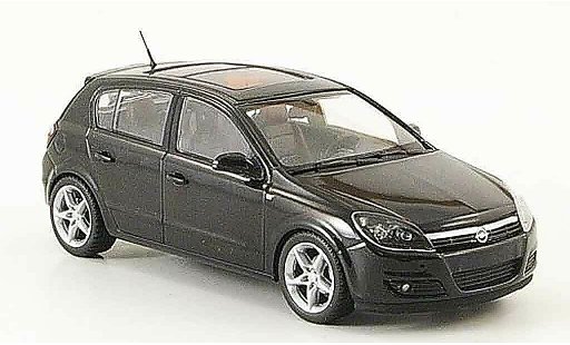 Opel Astra Base 1/43 Minichamps h black 5 turig 2004 diecast model cars