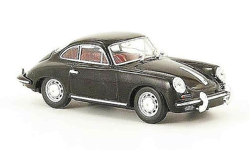 Porsche 356 1963 1/43 Minichamps C Coupe black diecast model cars