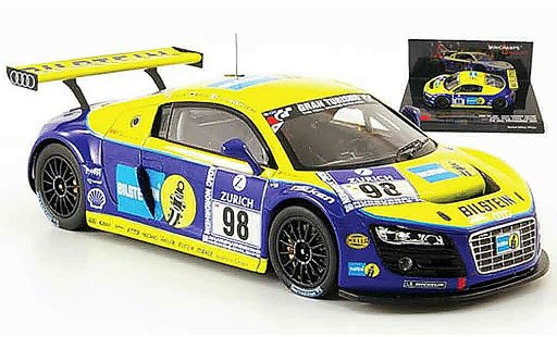 Audi R8 lms 1/43 Minichamps 2009 No.98 Bilstein 24h Nurburgring diecast model cars