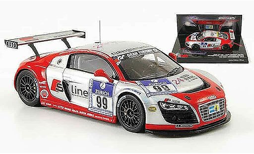 Audi R8 s tronic 1/43 Minichamps 2009 LMS No.99 Line 24h Nurburgring diecast model cars