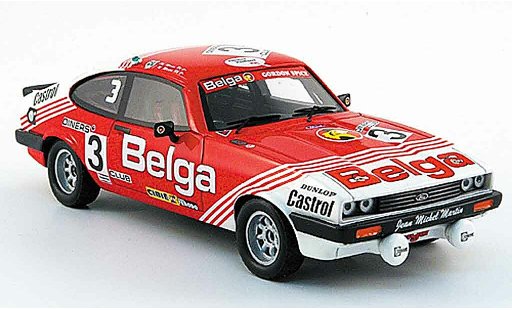 Ford Capri 3.0S 1/43 Premium X MK III 3.0 S No.3 Belga 24h Spa 1980 diecast model cars