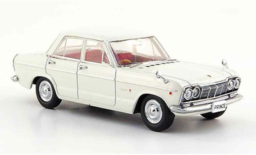 Nissan Skyline Prince 1/43 Ebbro 2000 GTB white 1965 diecast model cars