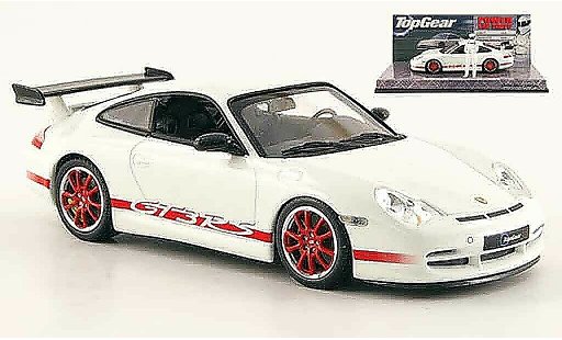 Porsche 911 GT3 RS 1/43 Minichamps white avec Figur The Stig diecast model cars