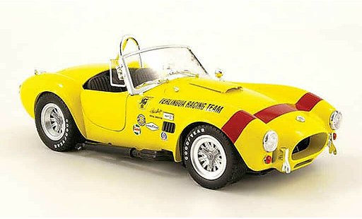 AC Cobra shelby 427 1/18 Shelby Collectibles s c yellow terlingua racing team 1965 diecast model cars